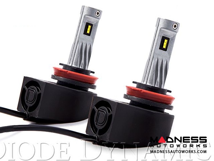 FIAT 500 Hi/Lo Beam LED Headlight Pair 9012